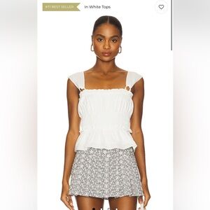 BNWT More to Come Revolve White Sleeveless Women's Top